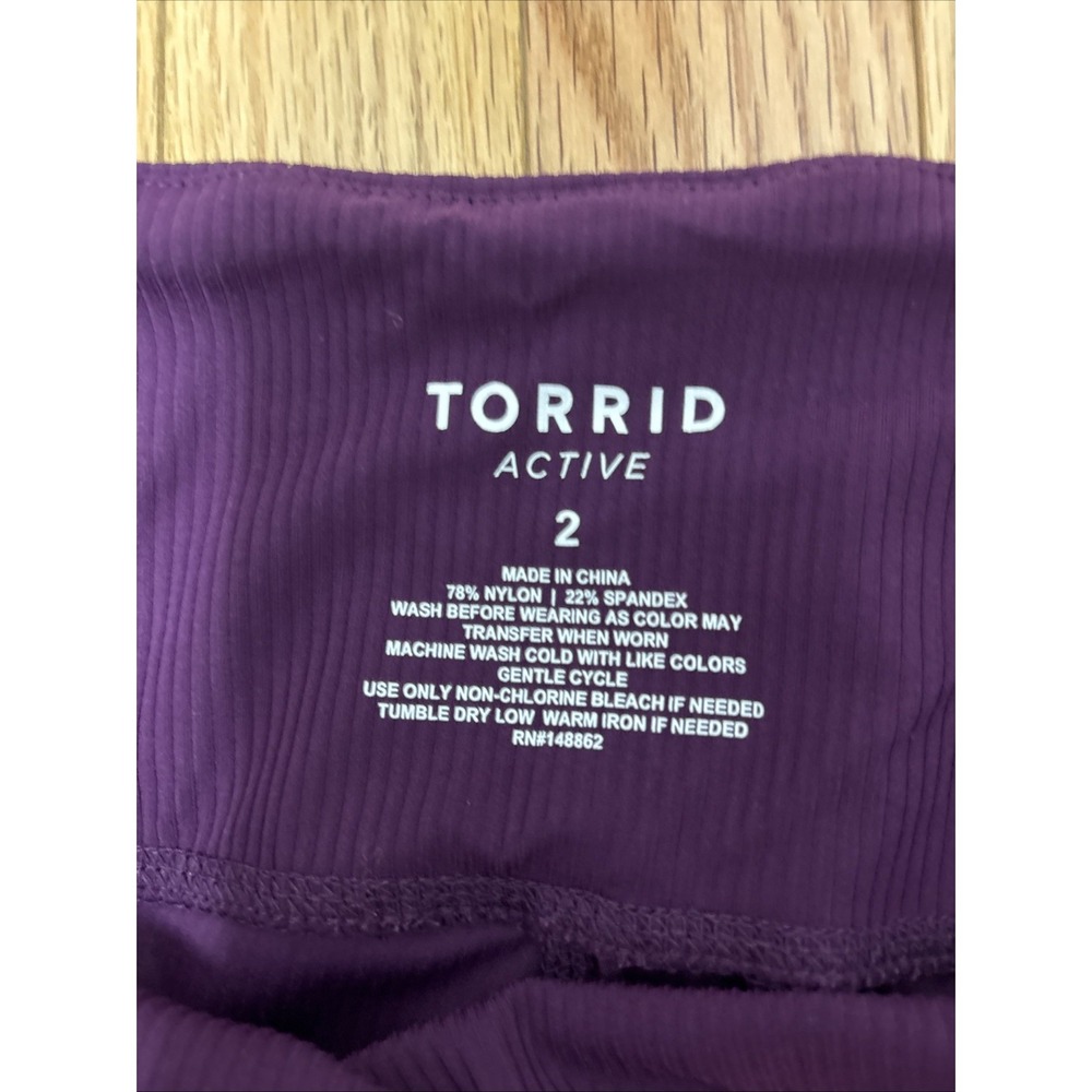 Torrid Performance Rib Full Length Active Legging… - image 2